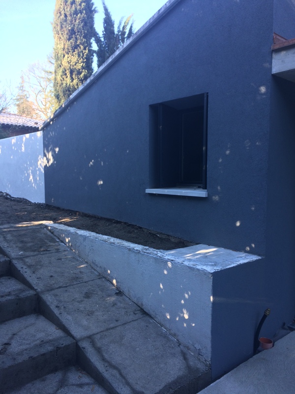 Avancement chantier: villa Carouge