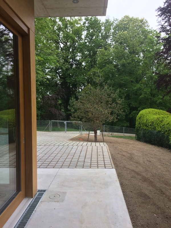 Avancement chantier: villa Carouge
