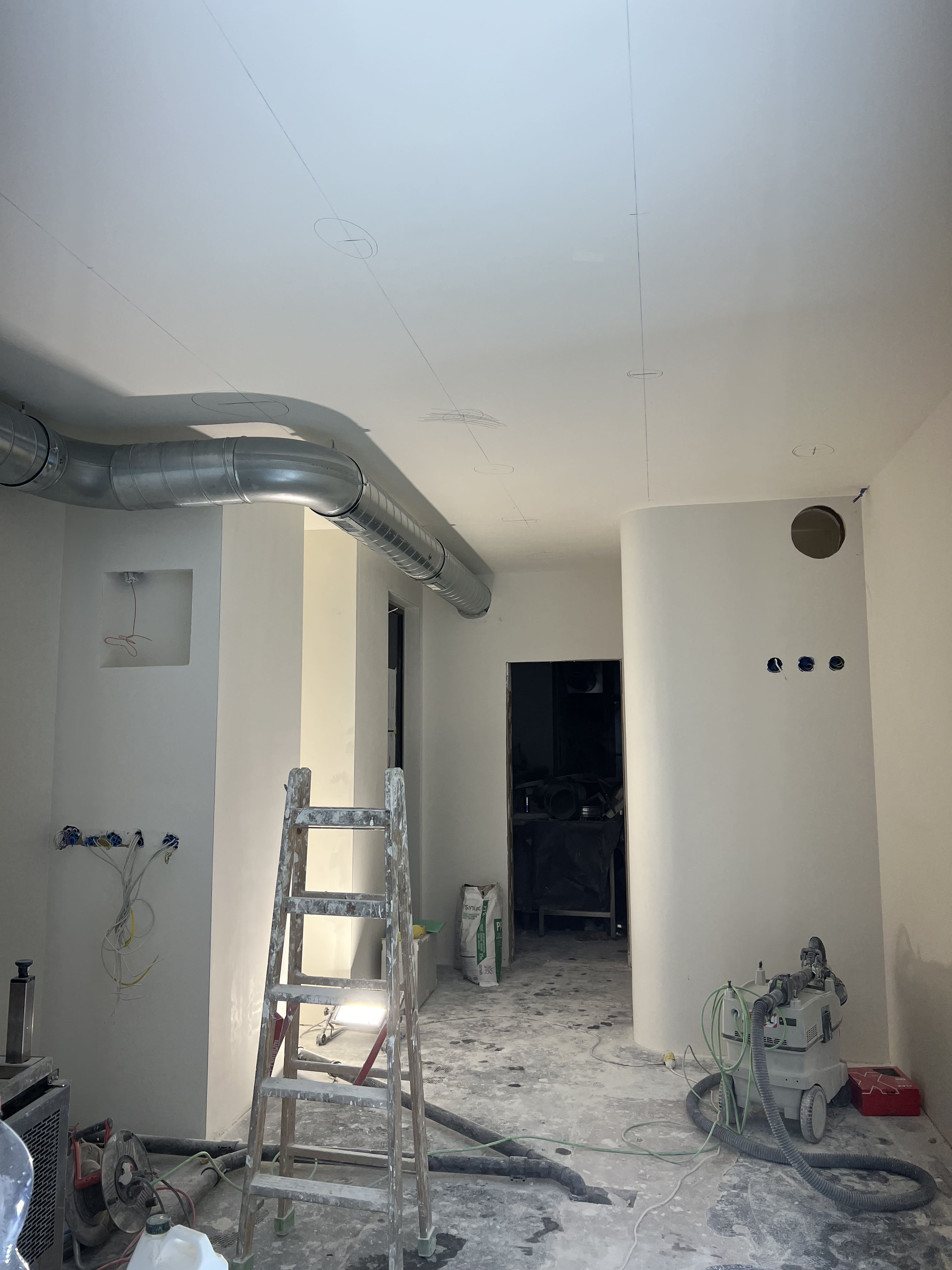 Avancement chantier: Annexe karaoké 