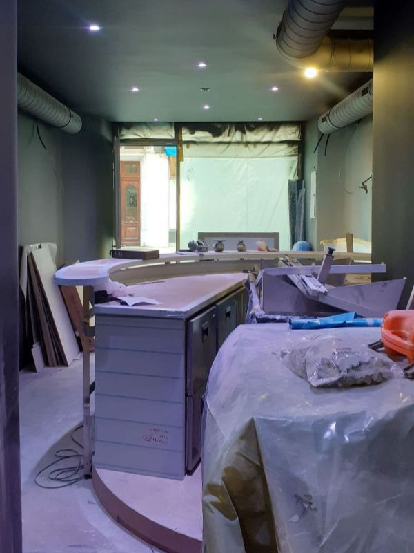 Avancement chantier: Annexe karaoké