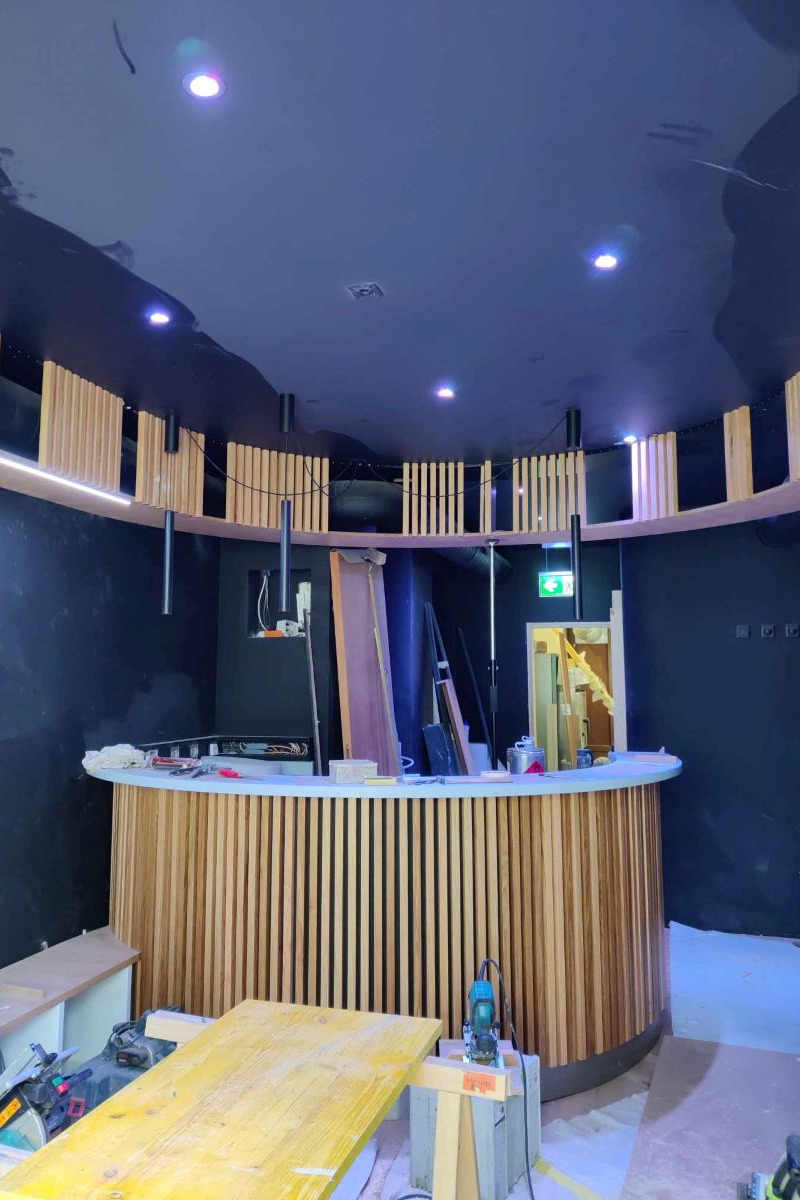 Avancement chantier: Annexe karaoké